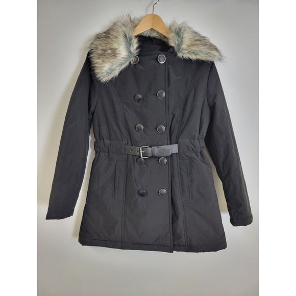 NWT Pilar Prieto Black Parka